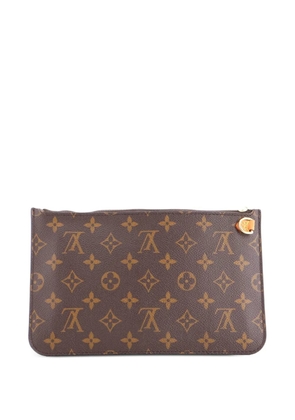 Louis Vuitton Pre-Owned Neverfull Pochette Monogram Canvas Large pouch - Brown