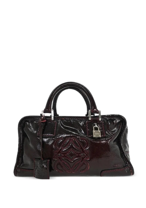 Loewe Pre-Owned 2008 embossed leather tote bag - Red