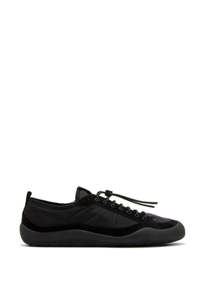 Prada suede lace-up sneakers - Black
