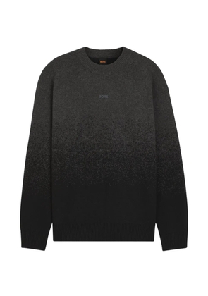 BOSS Kalbrush gradient-effect sweater - Black