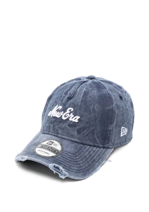 NEW ERA CAP x 9Twenty distressed baseball cap - Blue