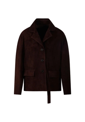 Salvatore Santoro buttoned suede jacket - Brown