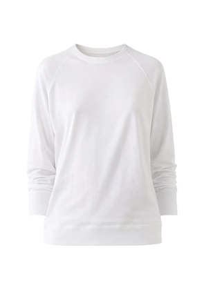 PATRICK ASSARAF raglan-sleeved sweatshirt - White