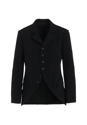 Y's wool button blazer - Black