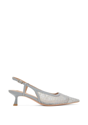 NICOLI embellished pumps - Grey