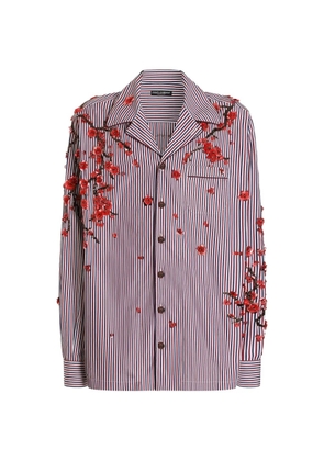 Dolce & Gabbana vanity shirt with embroidery - White