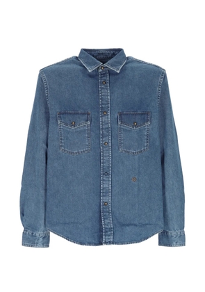 Jacob Cohën pocket embroidered shirt - Blue