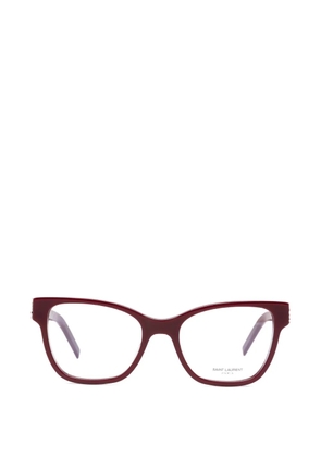 Saint Laurent Eyewear square-frame glasses - Red