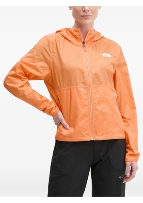 The North Face hooded zip performance track jacket - Orange