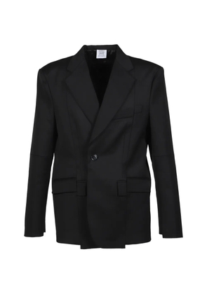 VETEMENTS single-breasted blazer - Black