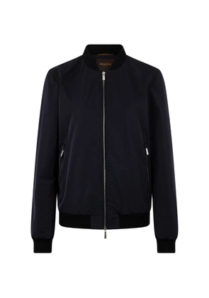 Moorer zipped bomber jacket - Black