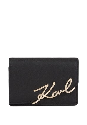 Karl Lagerfeld Signature wallet - Black