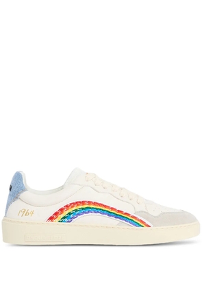DSQUARED2 rainbow rebels trainers - White