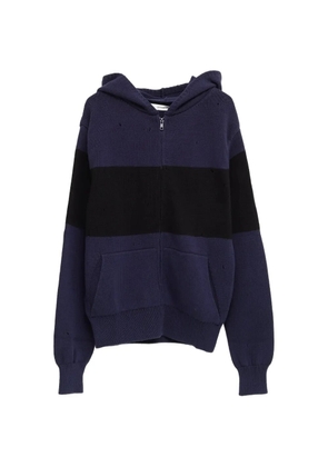 Gimaguas Capitan striped hoodie - Blue