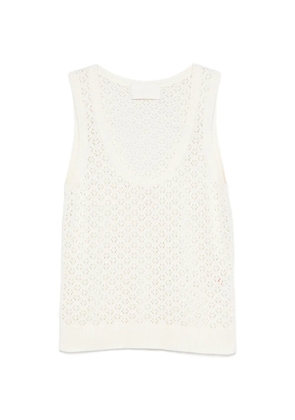 BOMPARD Pointelle sleeveless tank top - Neutrals