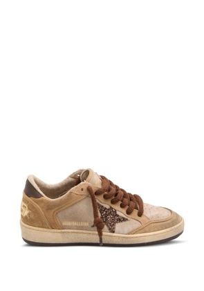 Golden Goose Ball Star star-appliqué leather sneakers - Neutrals