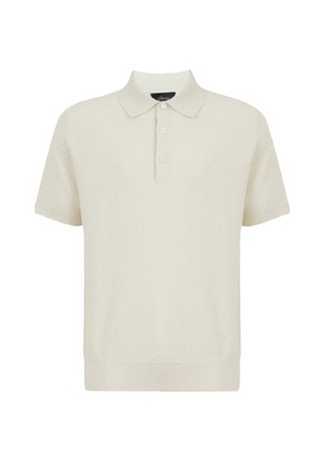 Brioni Essential textured polo shirt - Neutrals