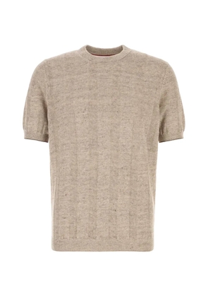 Brunello Cucinelli knit T-shirt - Neutrals