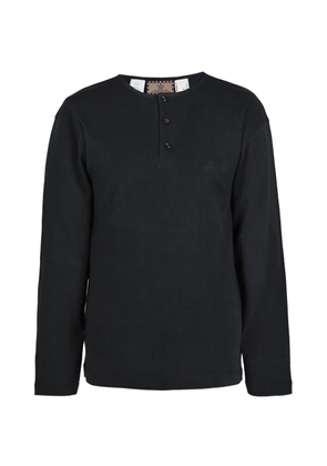 Fendi Pre-Owned logo-embroidered sweater - Blue