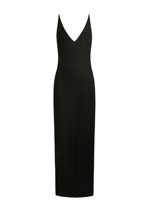 12 STOREEZ cape slip dress - Black