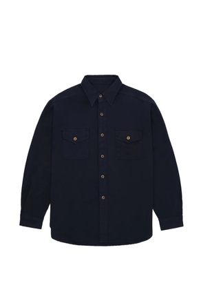 Fortela Cpo buttoned pockets overshirt - Blue
