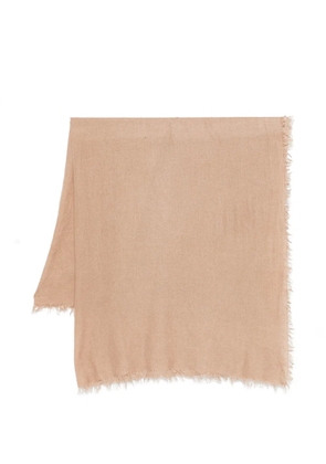 Faliero Sarti New Chris frayed scarf - Brown