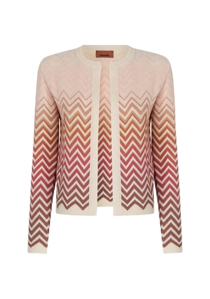 Missoni chevron-pattern cardigan - Neutrals