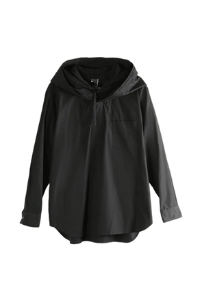 Comme des Garçons Homme Plus drawstring hoodie - Black