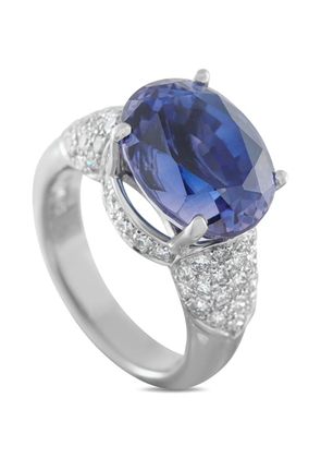 LB Exclusive tanzanite and diamond ring - Silver