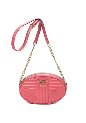 Prada Pre-Owned quilted leather crossbody bag - Pink