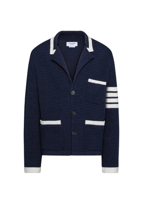 Thom Browne signature striped cardigan jacket - Blue