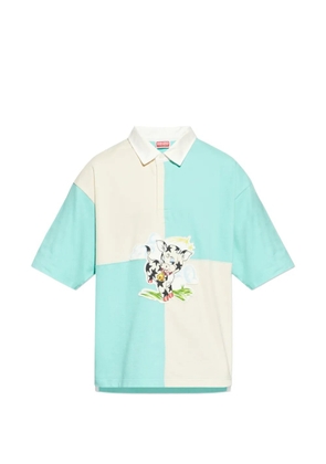 Kenzo cartoon polo shirt - Blue