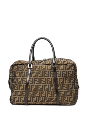 Fendi Pre-Owned 1960 zucca-monogram top-handle luggage - Brown