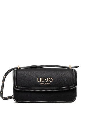 LIU JO stitch detail crossbody bag - Black