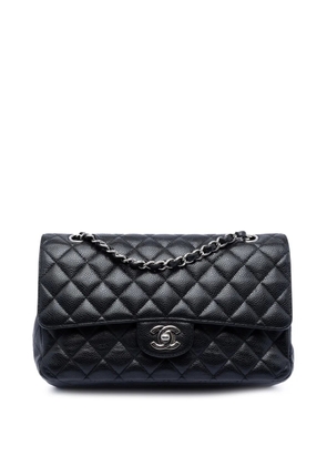 CHANEL Pre-Owned 2009-2010 Medium Classic Caviar Double Flap shoulder bag - Black