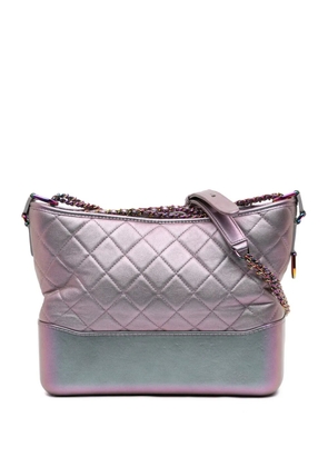 CHANEL Pre-Owned 2017-2018 Medium Iridescent Calfskin Gabrielle crossbody bag - Purple