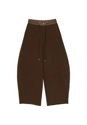 sacai drawstring trousers - Brown