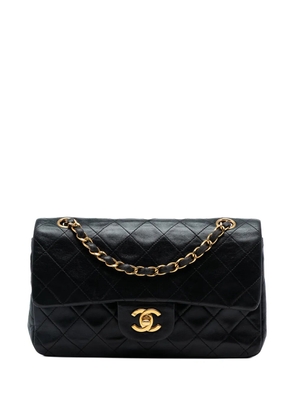 CHANEL Pre-Owned 1994-1996 Small Classic Lambskin Double Flap shoulder bag - Black
