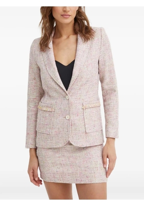 La Petite Française Vertige fringe-detail single-breasted blazer - Pink