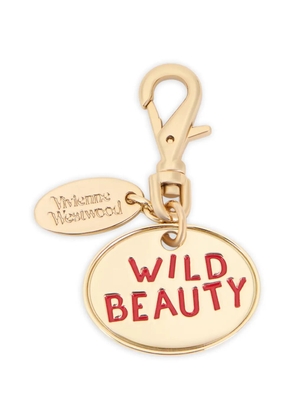 Vivienne Westwood logo-detail keyring - Gold