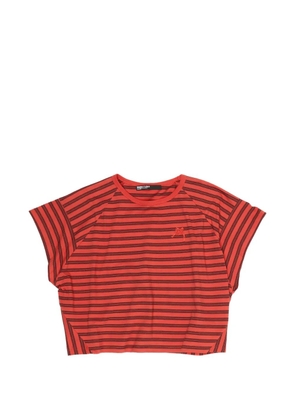 Bimba y Lola striped embroidered T-shirt