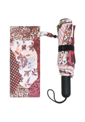 Bimba y Lola patchwork-print umbrella - Brown