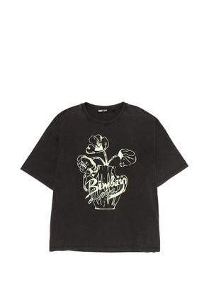 Bimba y Lola floral-print T-shirt - Black