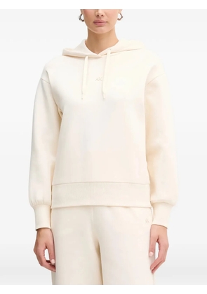 Armani Exchange logo-plaque hoodie - Neutrals