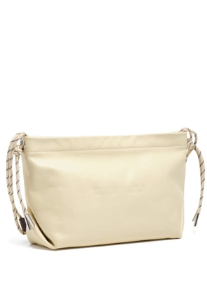 Bimba y Lola medium embossed-logo shoulder bag - Neutrals