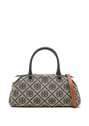Tory Burch logo-pattern mini bag - Blue