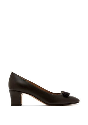 Ferragamo bow pumps - Brown