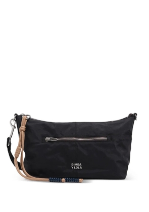 Bimba y Lola Trapecio zipped shoulder bag - Black