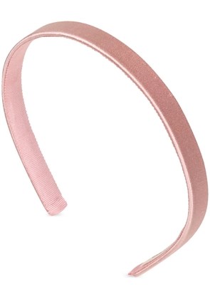 Jennifer Behr Lucy silk headband - Pink