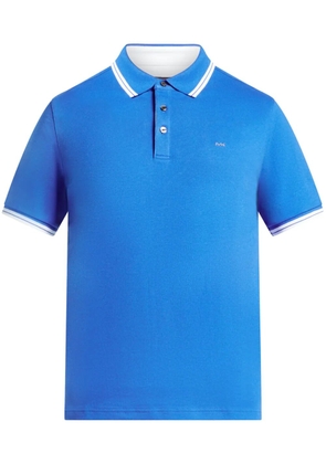 Michael Kors Greenwich Cotton Polo Shirt - Blue